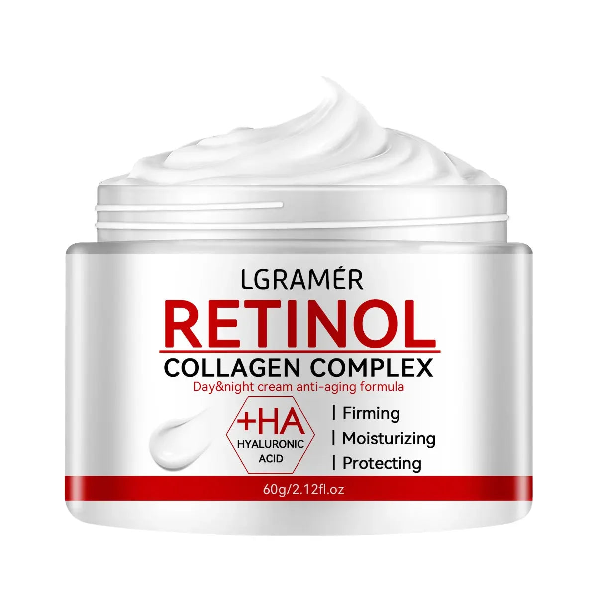 Révélez une peau plus jeune et éclatante avec cette crème hydratante anti-rides au rétinol. En un seul geste, elle lisse les ridules, resserre les pores et hydrate en profondeur. Le rétinol stimule le renouvellement cellulaire pour un teint plus uniforme