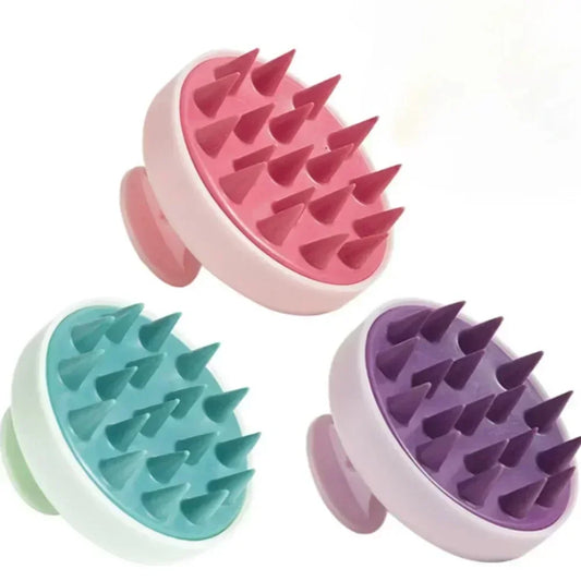 Brosse Shampoing Anti-Pelliculaire : L'Accessoire Essentiel pour un Cuir Chevelu Sain, à Compléter avec Notre Huile Purifiante.